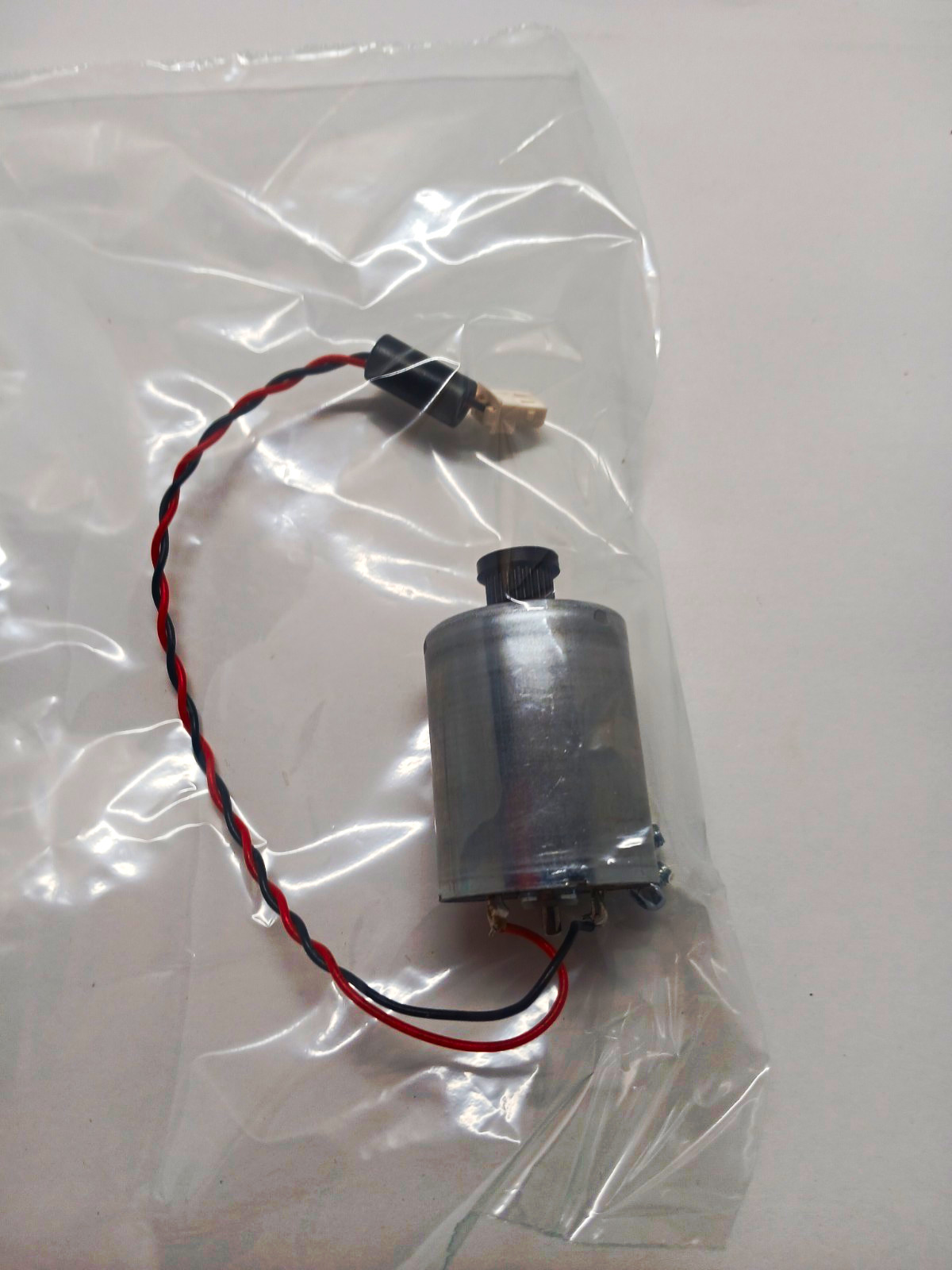 Brushed DC Motor with Wires & Connector Replacement Part or Robotics Part.