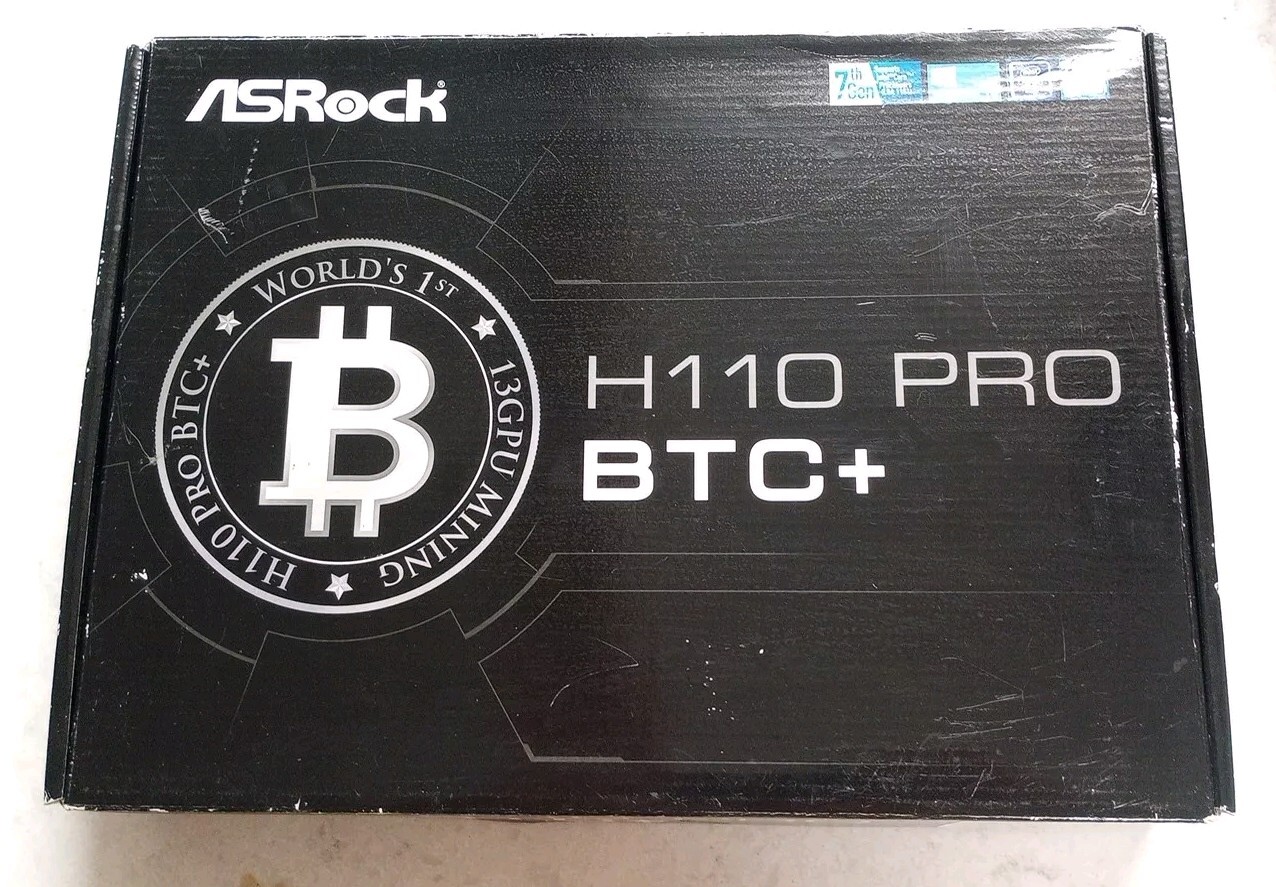 ASRock H110 Pro BTC+ ATX Motherboard