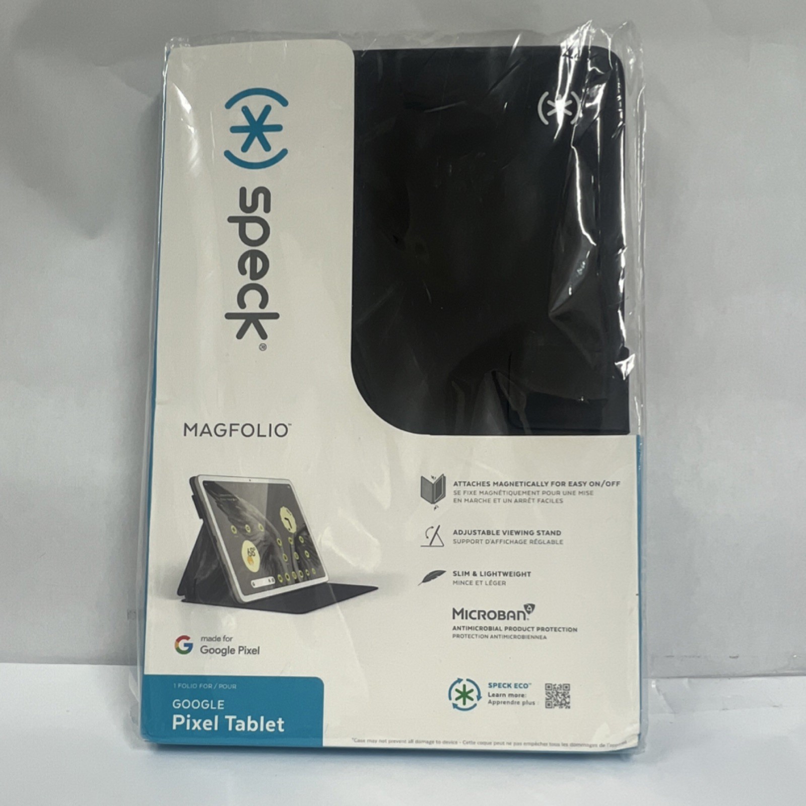 SPECK MAGFOLIO Folio Case for Google Pixel Tablet Black, Magnetic 