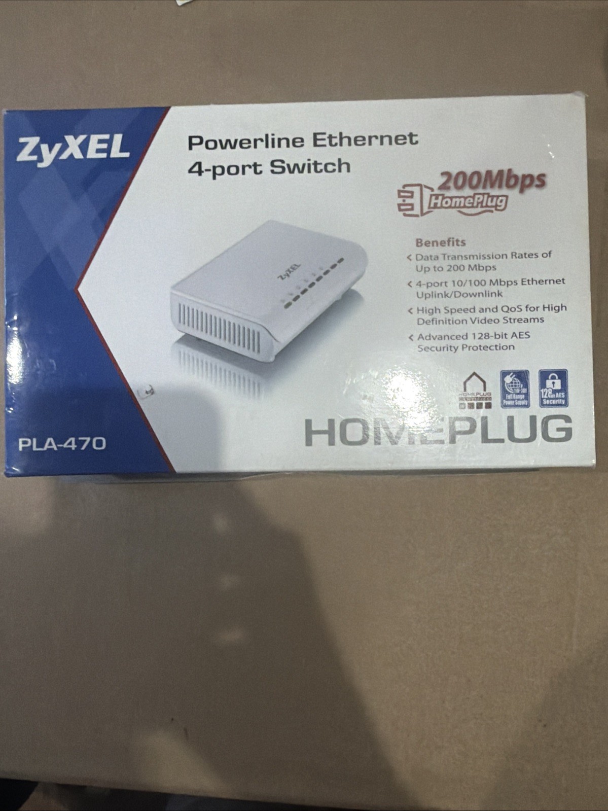 ZyXEL Powerline Ethernet switch PLA-470