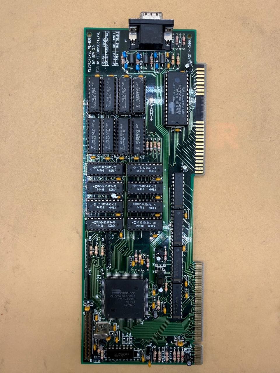 Cirrus Logic CLVGA542XVL VLB ISA VGA Graphics Card CL-GD5428 TC