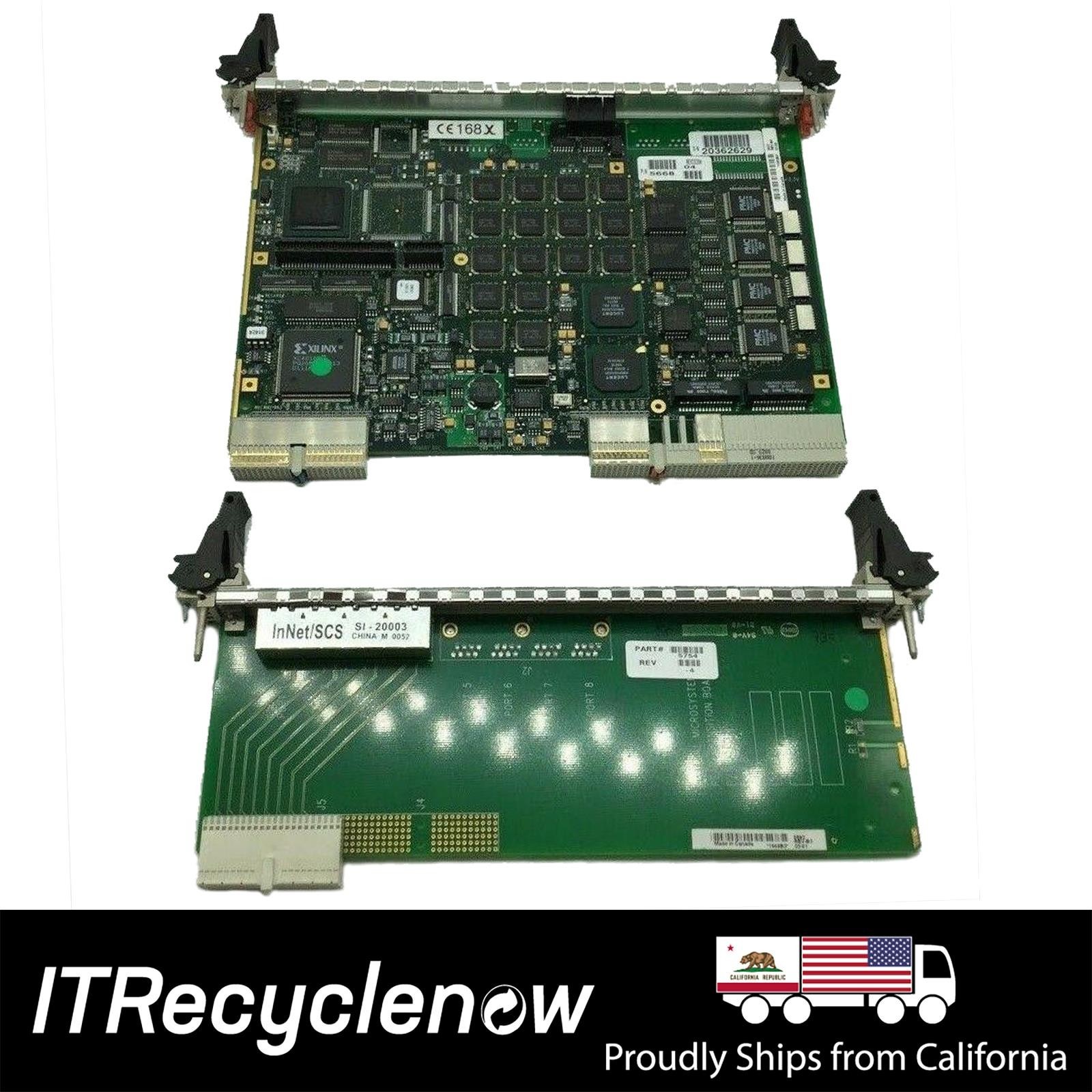 Natural MicroSystems NMS AG4000 E1 cPCI DSP & Digital PSTN Module w Rear I/O