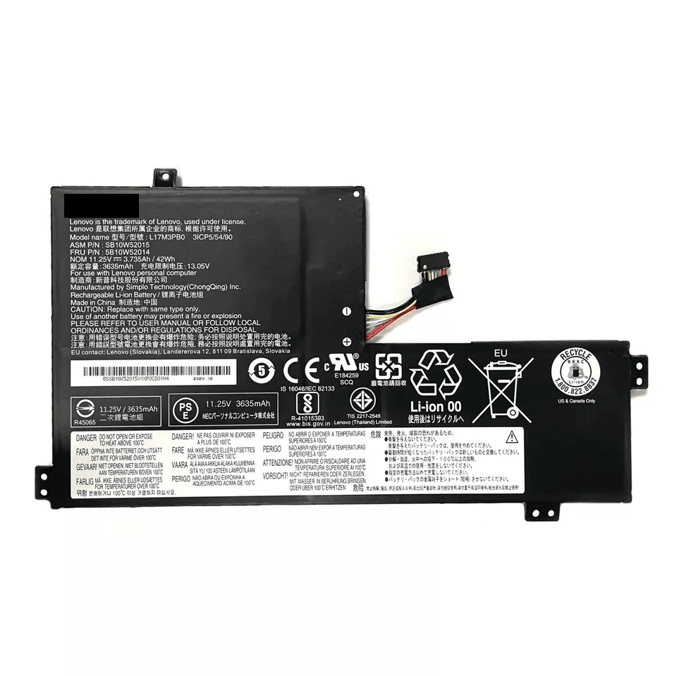 NEW 15.2V L17L3PB0 L17M3PB0 Battery For  Chromebook 500E-81ES 5B10Q13163