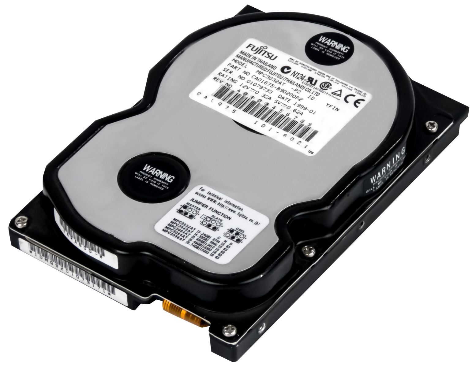 Fujitsu MPC3032AT 3.2GB 5400 RPM PATA ATA IDE 256KB 3.5''