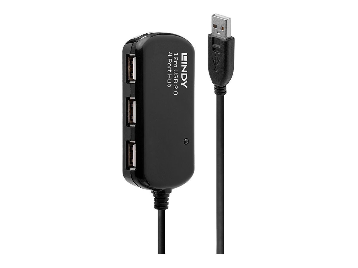Lindy USB 2.0 Active Extension Hub Pro 2.0 12m Prolunga Attiva USB 42783