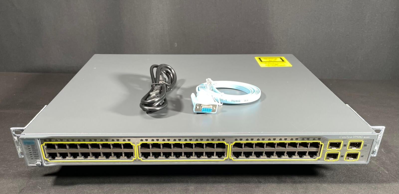 Cisco Catalyst WS-C3750G-48TS-S 48 Port 10/100/1000T Gigabit Switch -Fast Ship