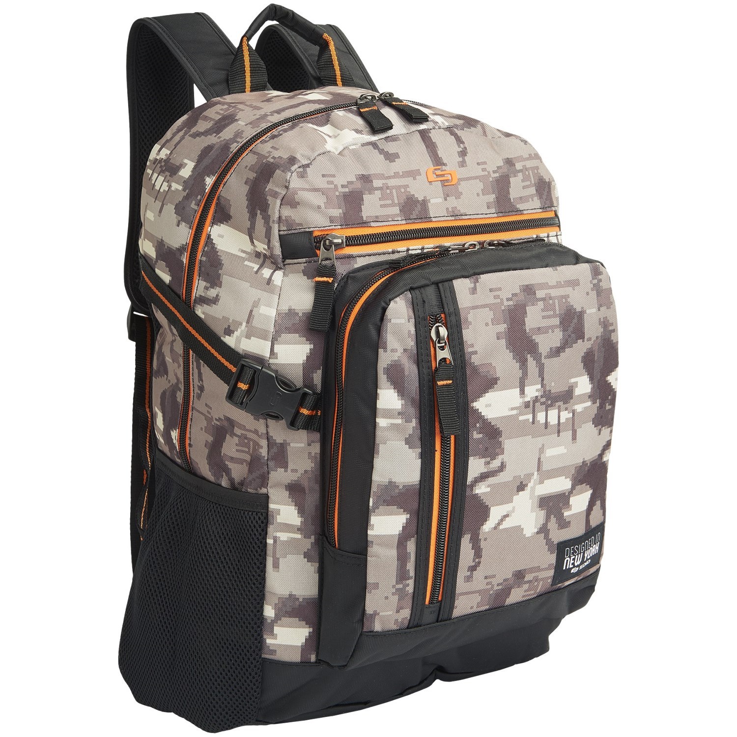 SOLO NORTH 7TH BACKPACK 15.6" Laptop Backpack, Tan/Orange