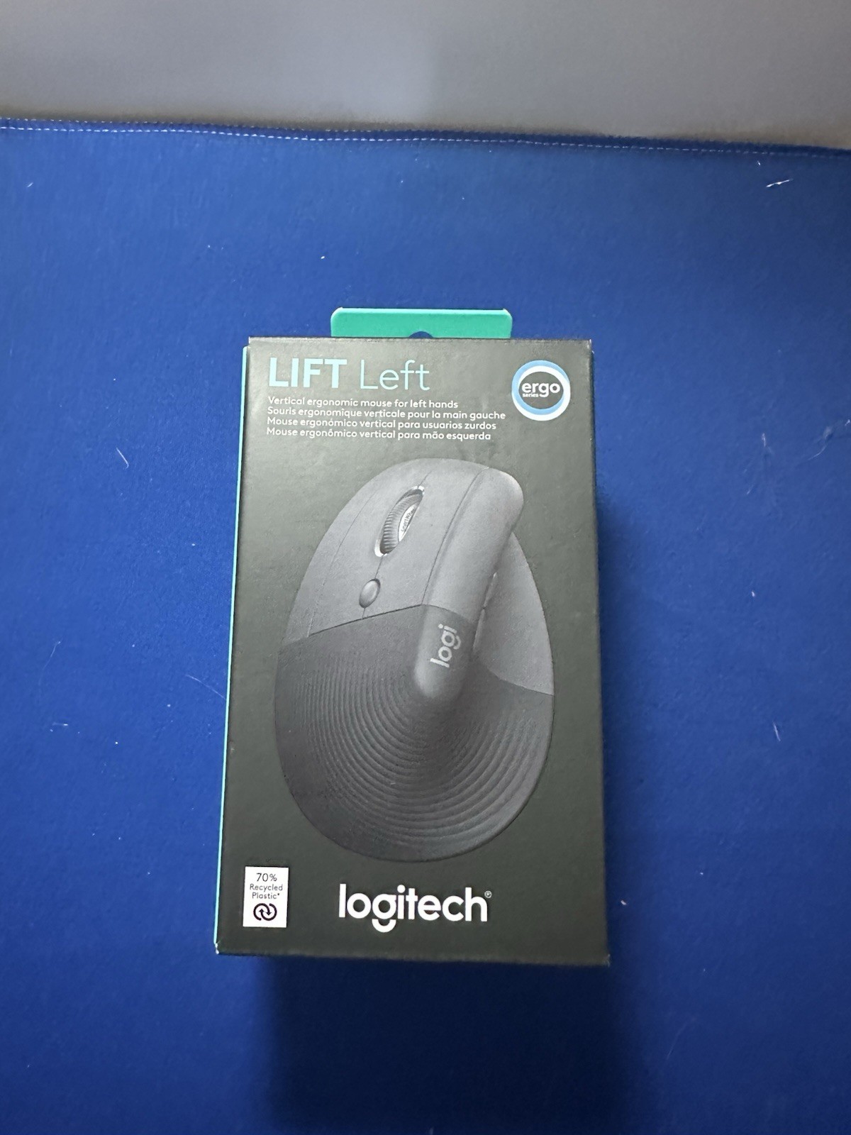 Logitech Lift Wireless Vertical Mouse - Graphite (Left-Handed)