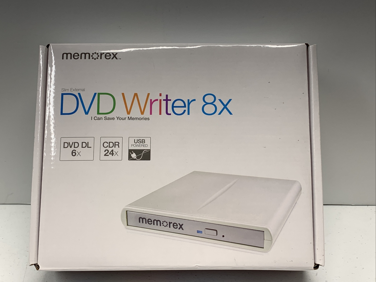 Memorex 98251 CD/DVD Writer 8x- External