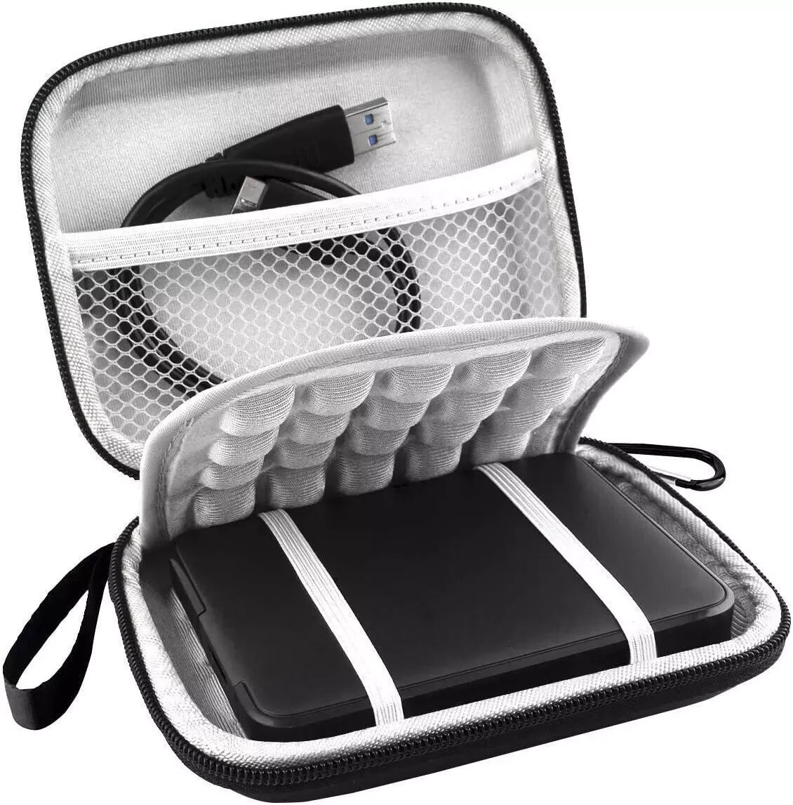 Lacdo Hard Drive Carrying Case For Western Digital WD Elements/WD My Passport/WD