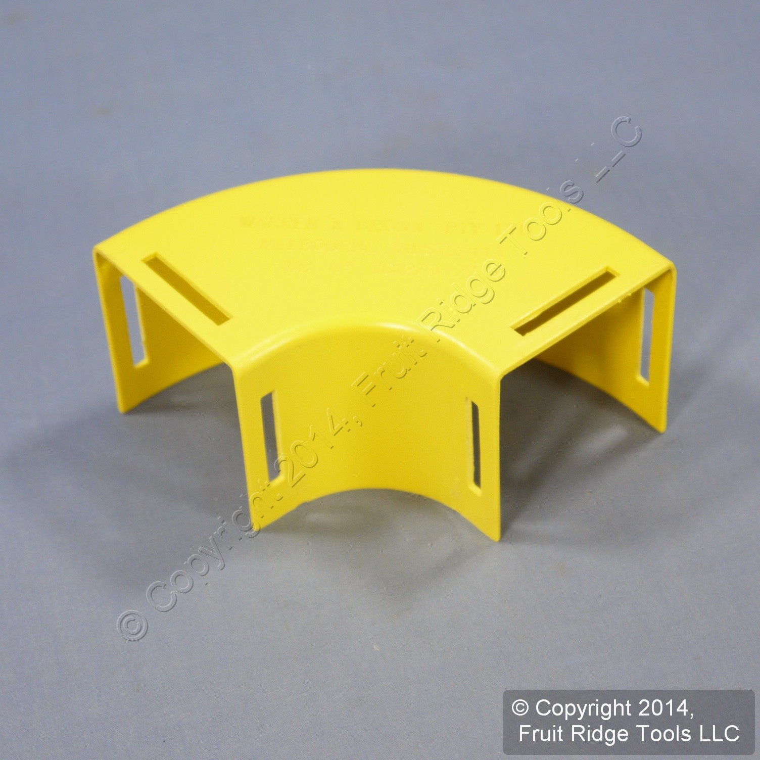 Leviton S2End-20D Yellow Fiber Patch Panel Raceway Duct Conduit 2"x2" 90° Elbow