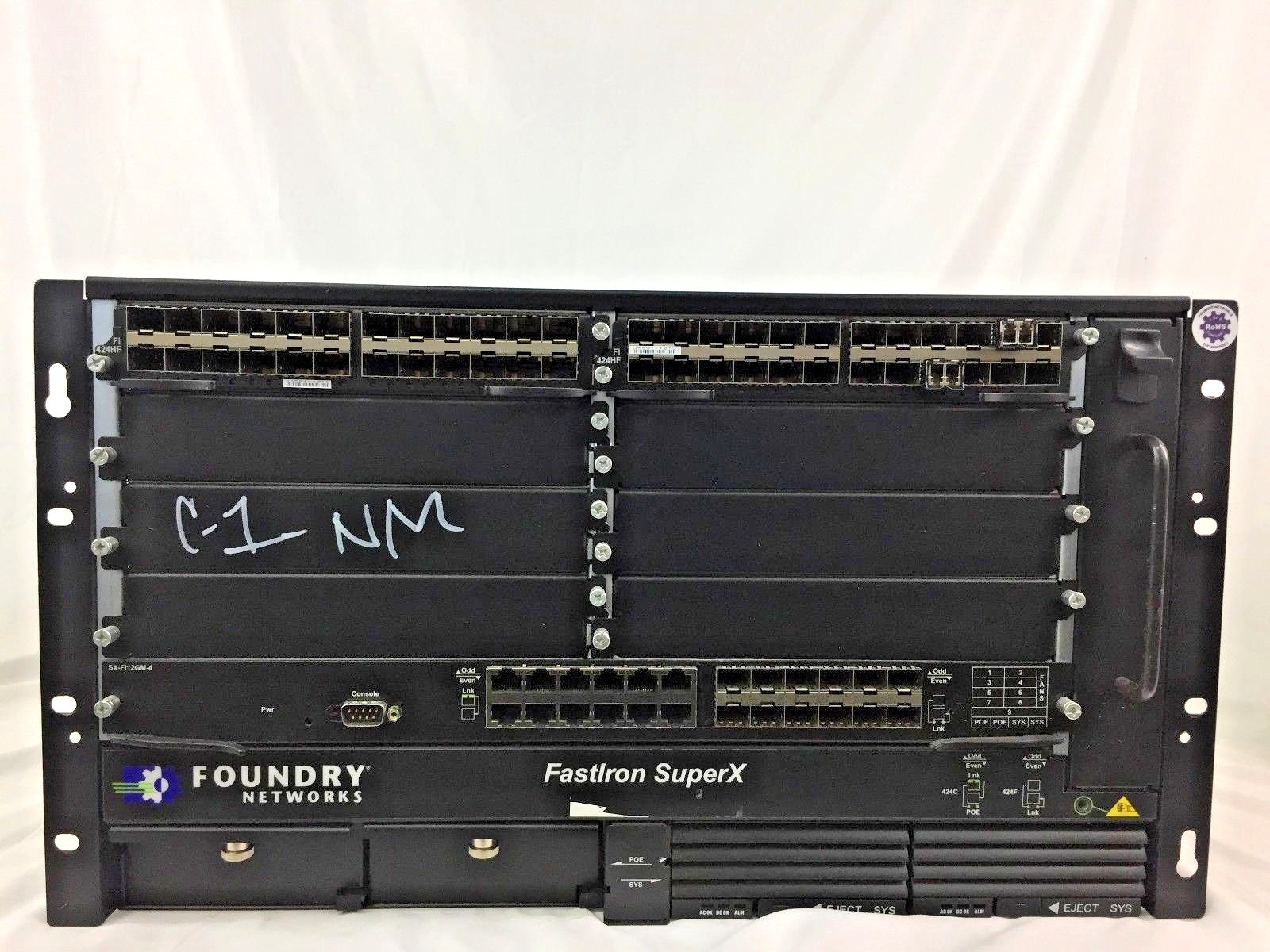 Foundry Networks FastIron SuperX FI 424HF SX-FI12GM-4