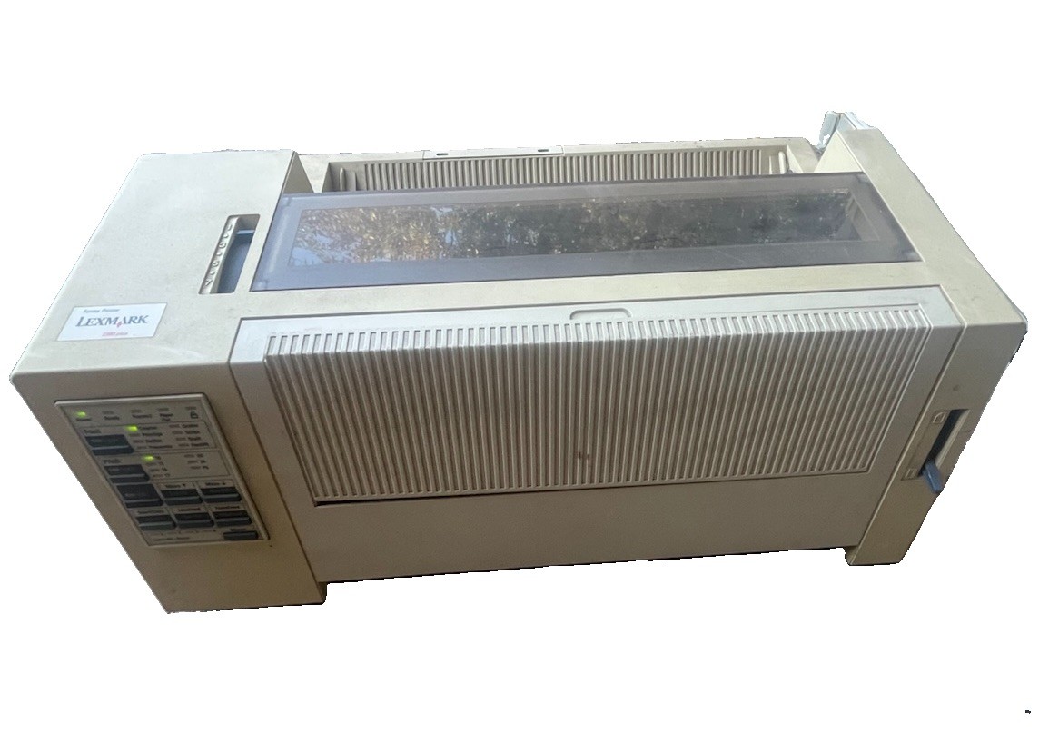 Vintage Lexmark 2380 Plus 9-Pin Dot Matrix Forms Printer Parallel Port Business