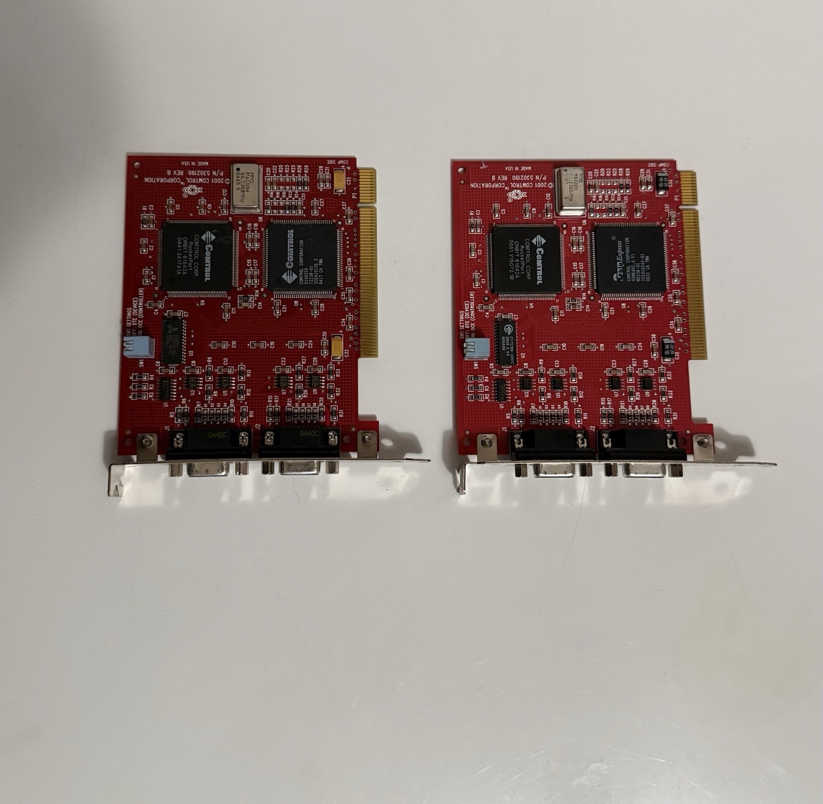 Comtrol 99403-9 RocketPort Plus UPCI 422 SMPTE Lot Of 2