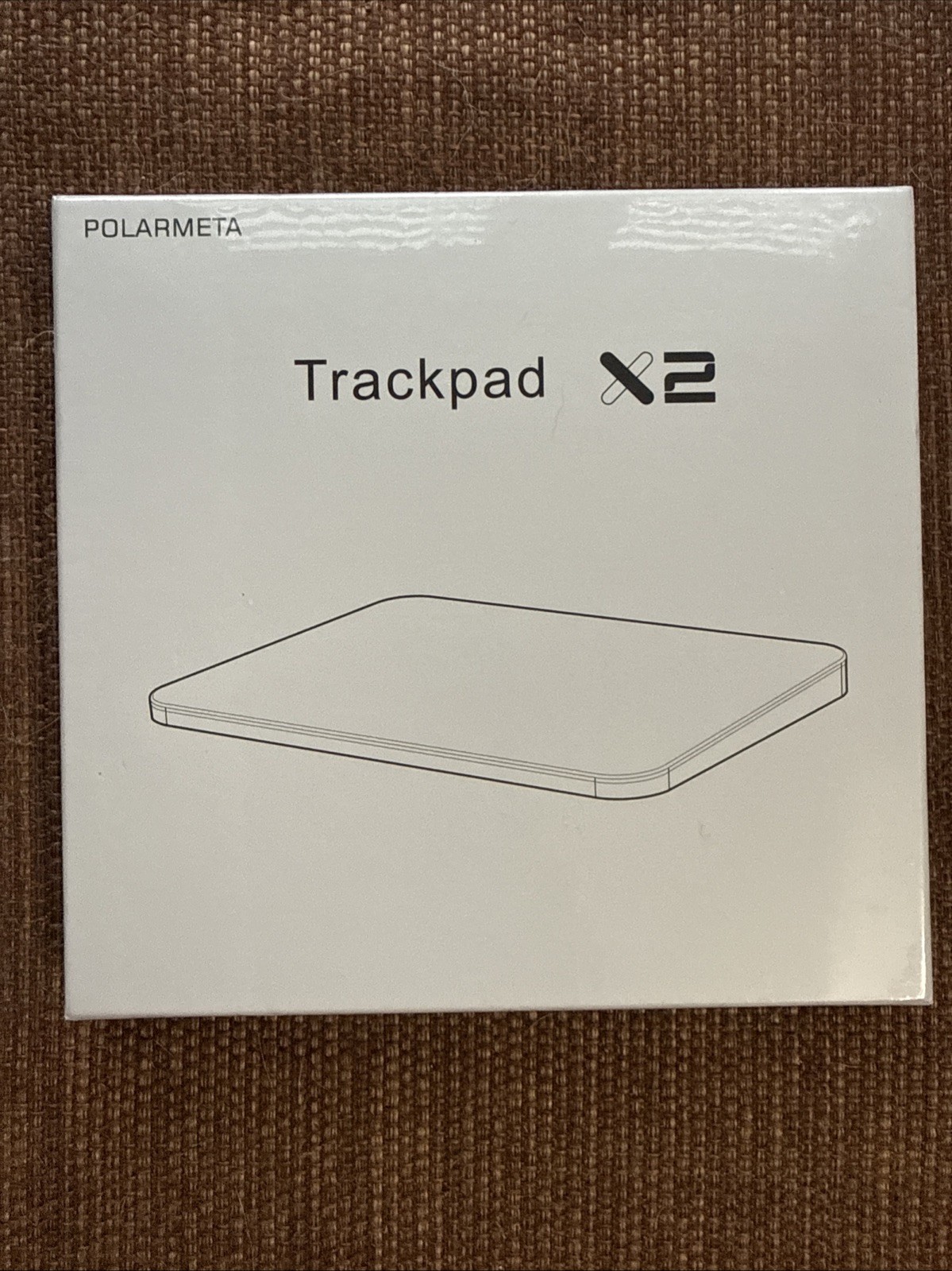 POLARMETA Trackpad X2 Ultra Slim Multi-Gesture USB-C Touchpad White Portable