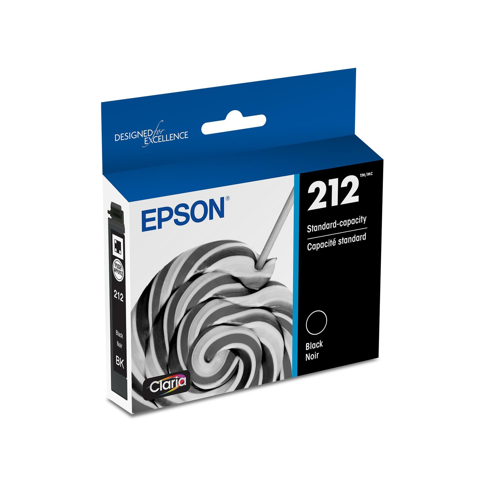 EPSON 212 Claria Ink Standard Capacity Black Capacity,