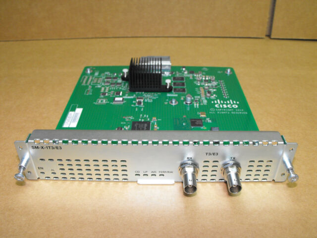 Cisco SM-X-1T3/E3 One-Port Clear-Channel T3/E3 Service Module 1 Port Channel