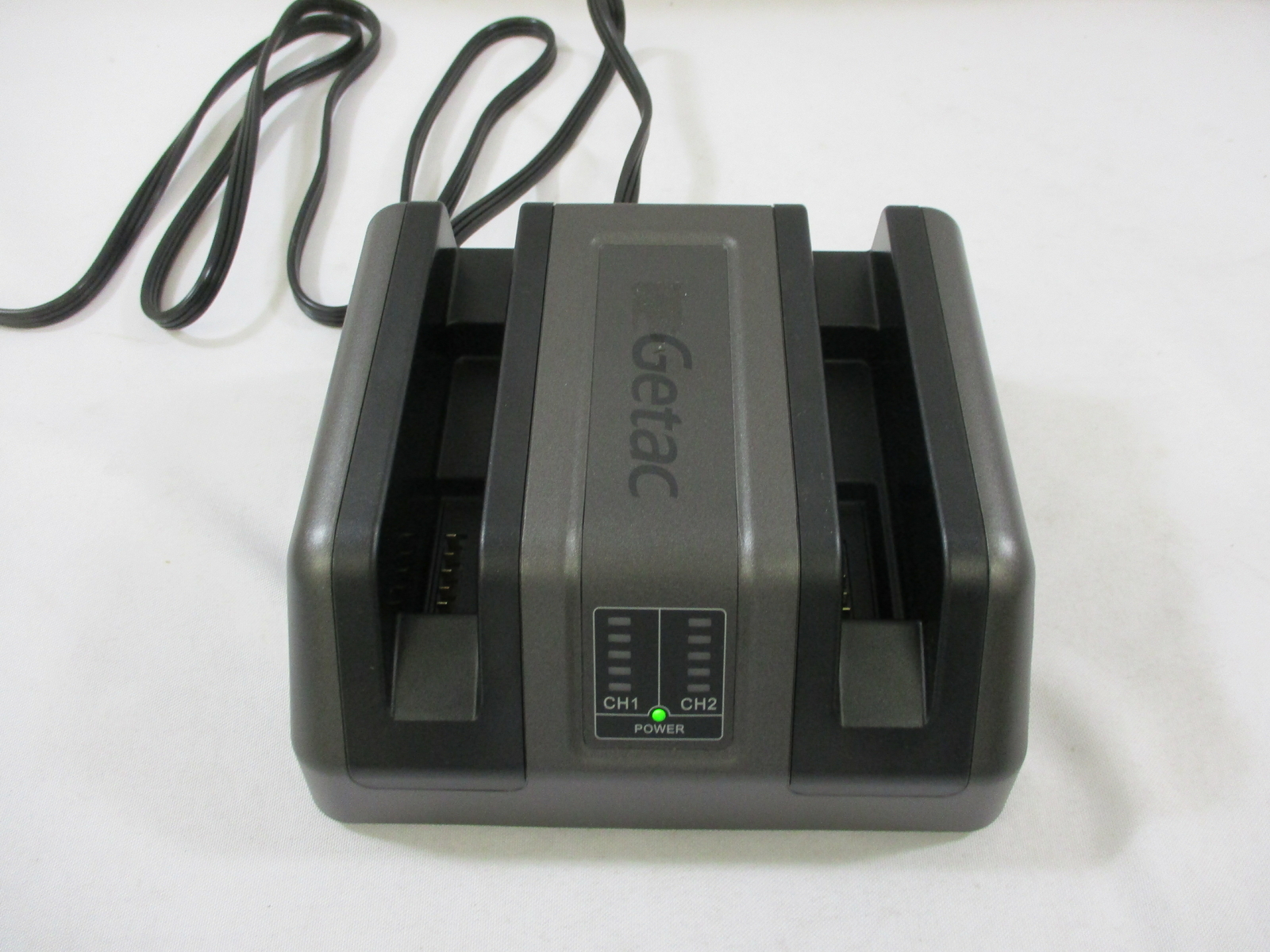 GETAC AY-C431 DUAL BAY BATTERY CHARGER w/POWER SUPPLY