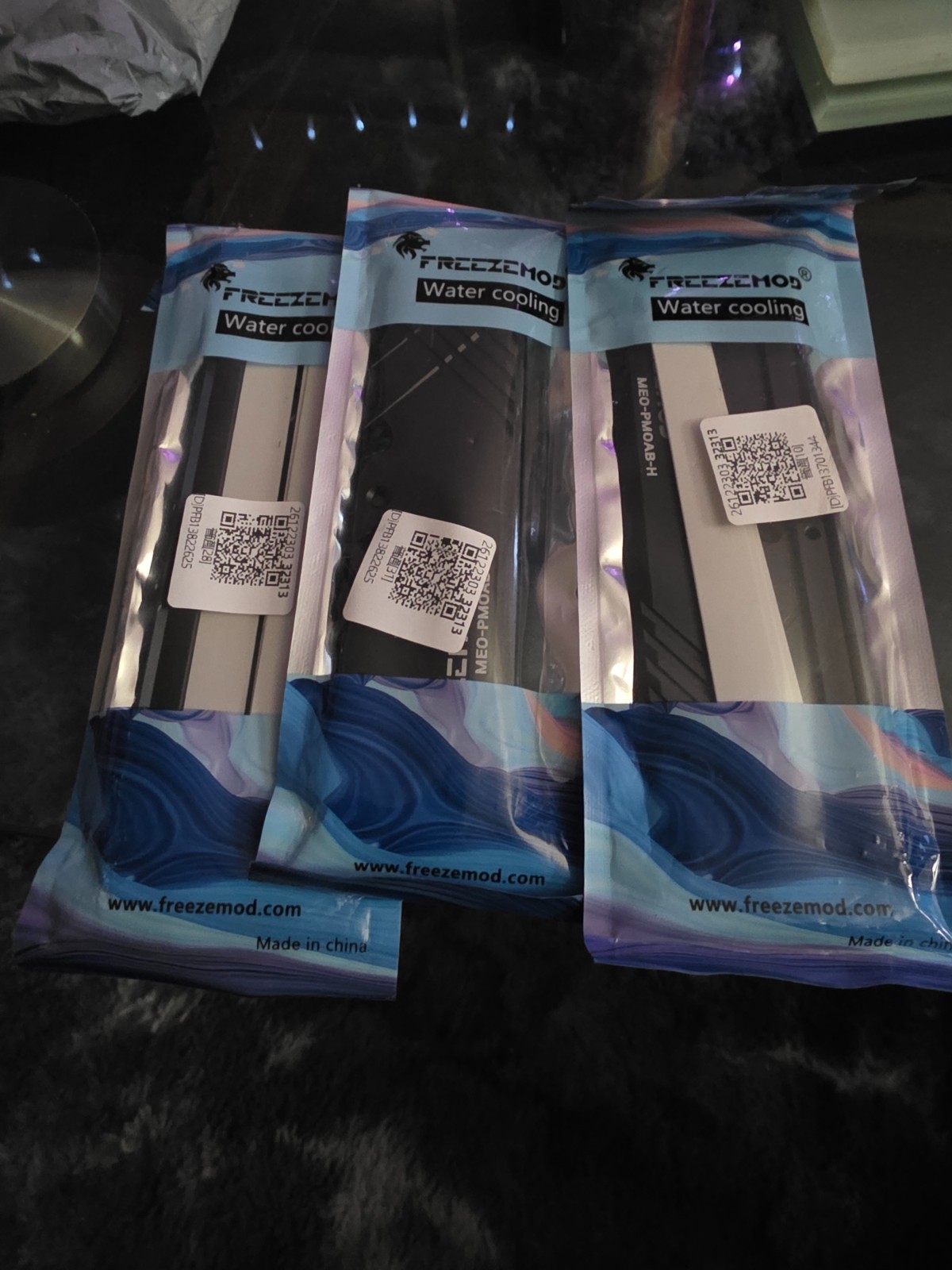 2X FREEZE-MOD Computer Memory Heatsink Kit Memory DDR5 Heat Sink Aluminium PC