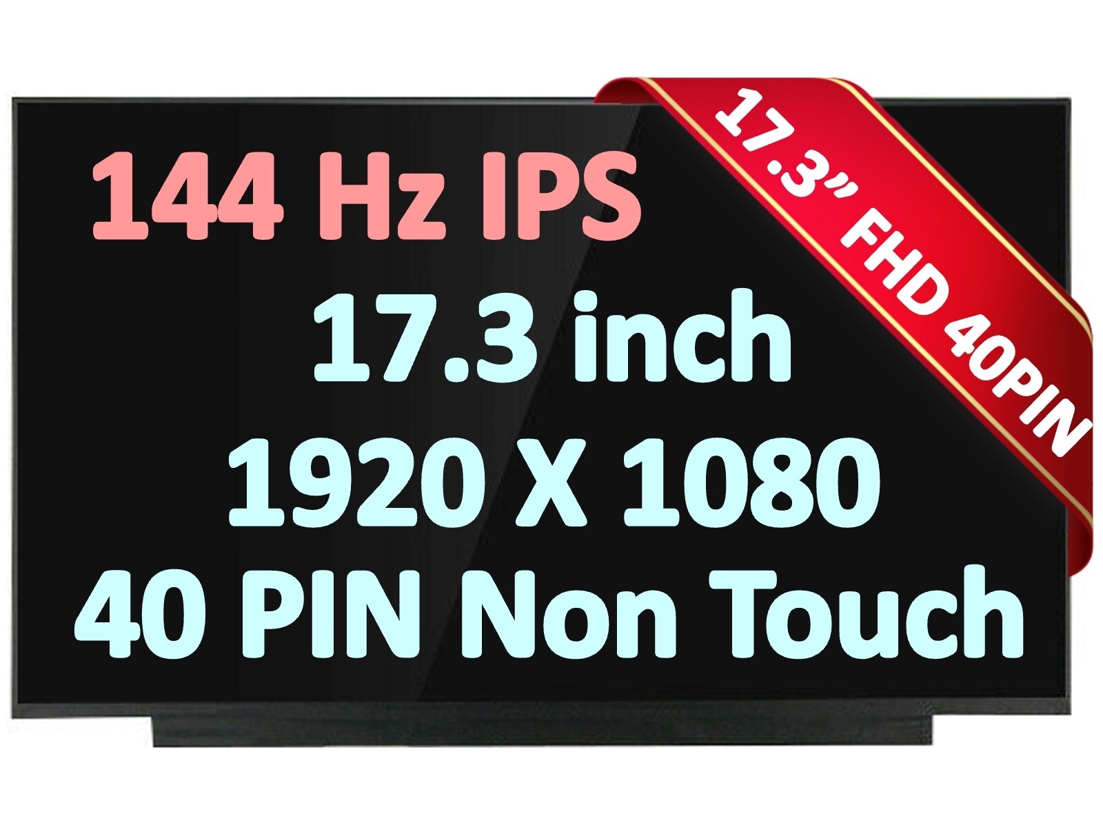 Screen for MSI MS-17F3 MS-17F4 40pin 144Hz FHD 1920x1080 IPS LCD LED Display