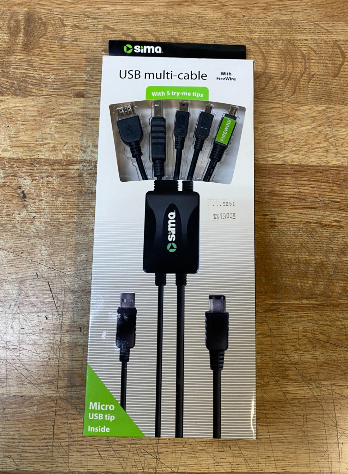 Sima USB Multi Cable 4ft