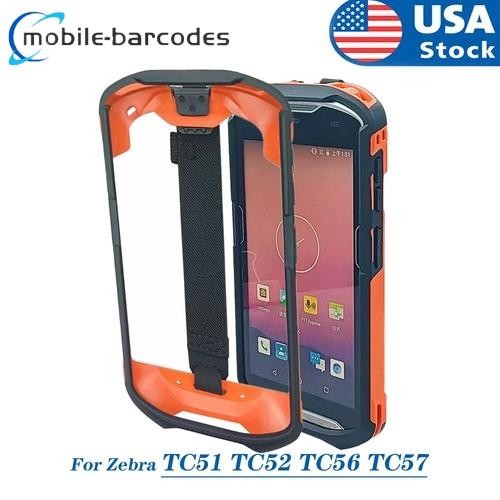 Orange Protective Cover Case For Zebra TC51 TC52 TC56 TC57 SG-TC5X-EXO1-01 US