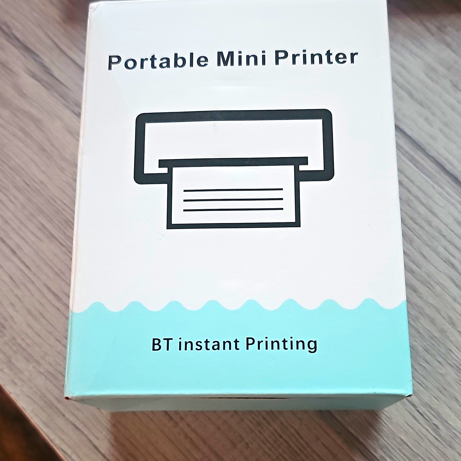GOTOOOGO C15 Thermal Portable Mini Printer Bluetooth Battery Powered B&W A8
