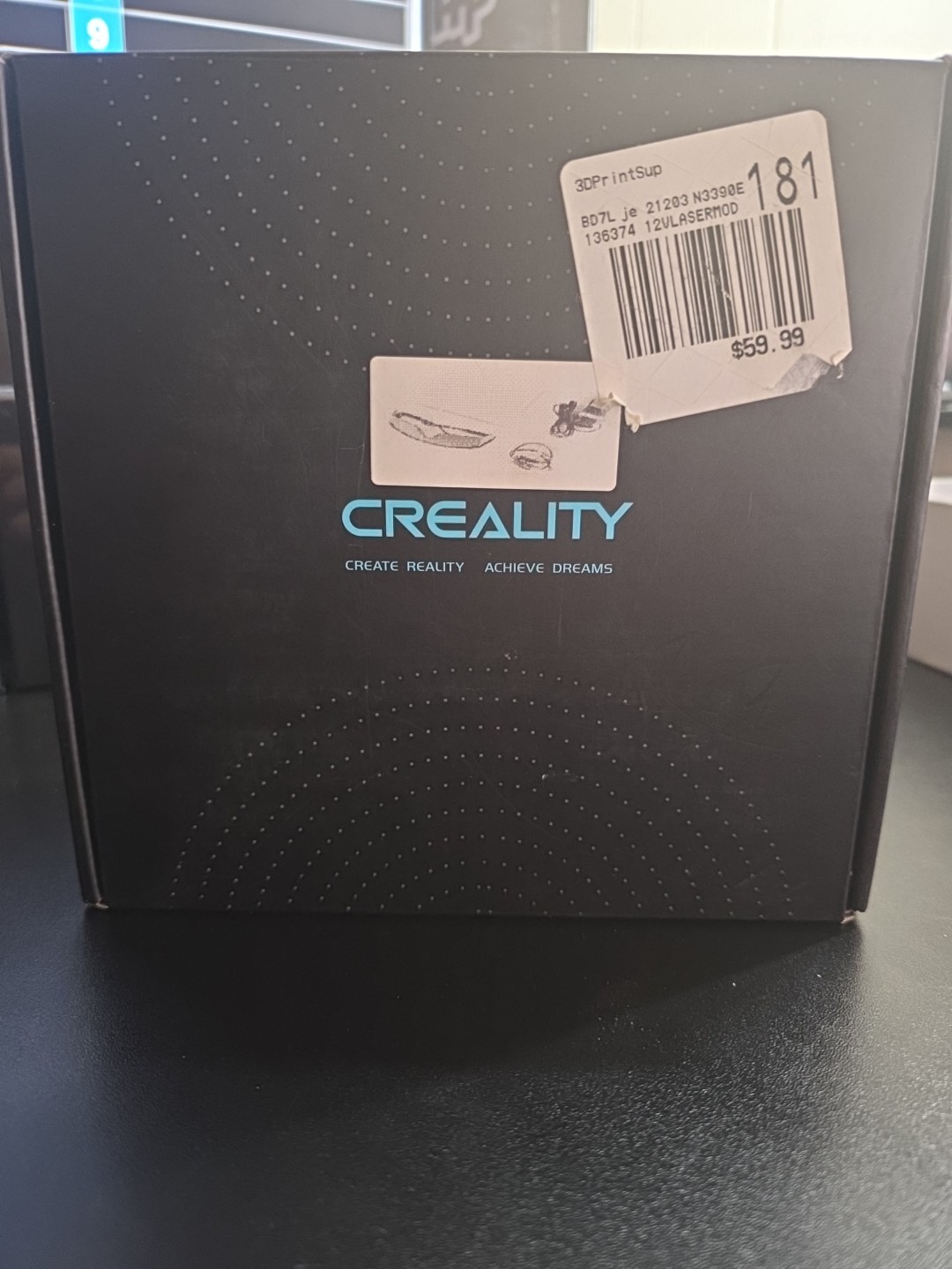 Creality Adjustable Focus Blue- Violet Laser Head Kit, 1.6W, 405nm