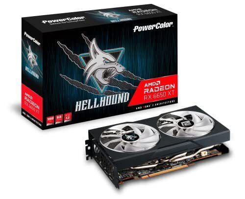 PowerColor Hellhound AMD Radeon RX 6650 XT 8GB GDDR6 Graphics Card