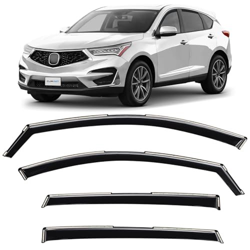 in-Channel Incredibly Durable Rain Guards for Acura RDX 2019 For RDX 19-26