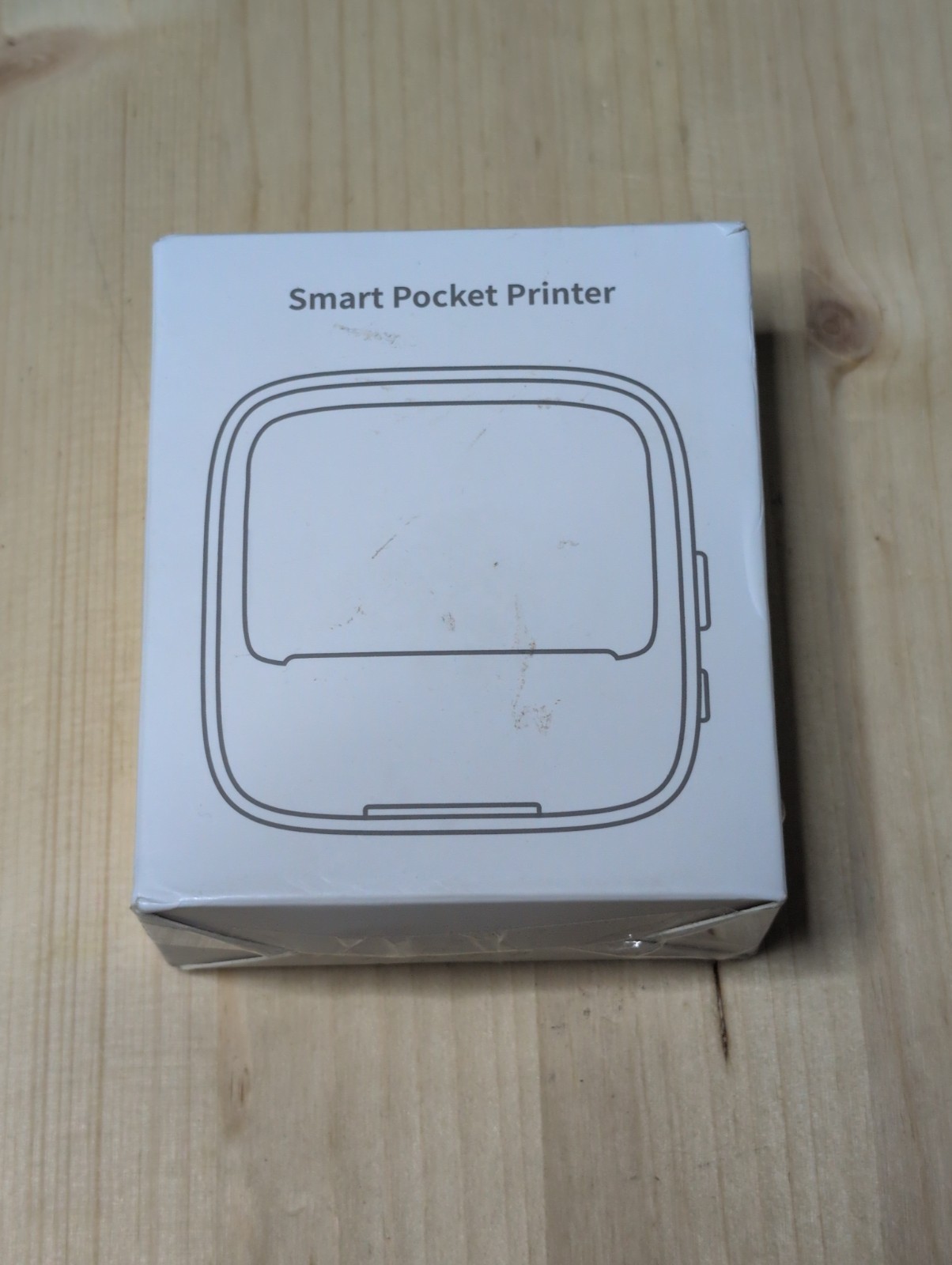 Smart Pocket Printer S1 Wireless Portable Thermal Mobile Printer, B&W A6