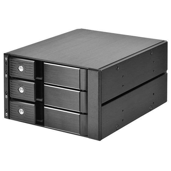 Silverstone SST-FS303B-12G 5.25 Trayless Hot-SwapCage 3x 3.5in SAS/SATA Bays
