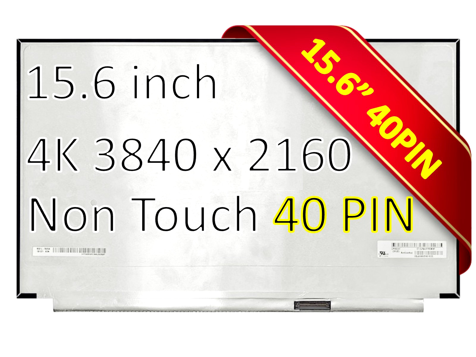 15.6" LED LCD Screen LP156UD3-SPB3 LP156UD3(SP)(B3) 3840x2160 IPS UHD EDP 40pin