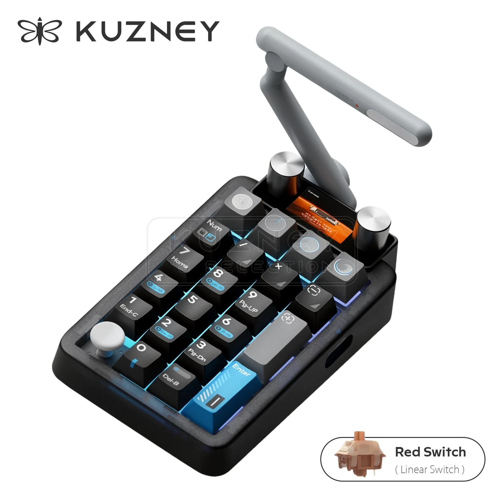 Lunar 02 Numpad Custom Mechanical Keyboard hot swappable switch support RGB LED