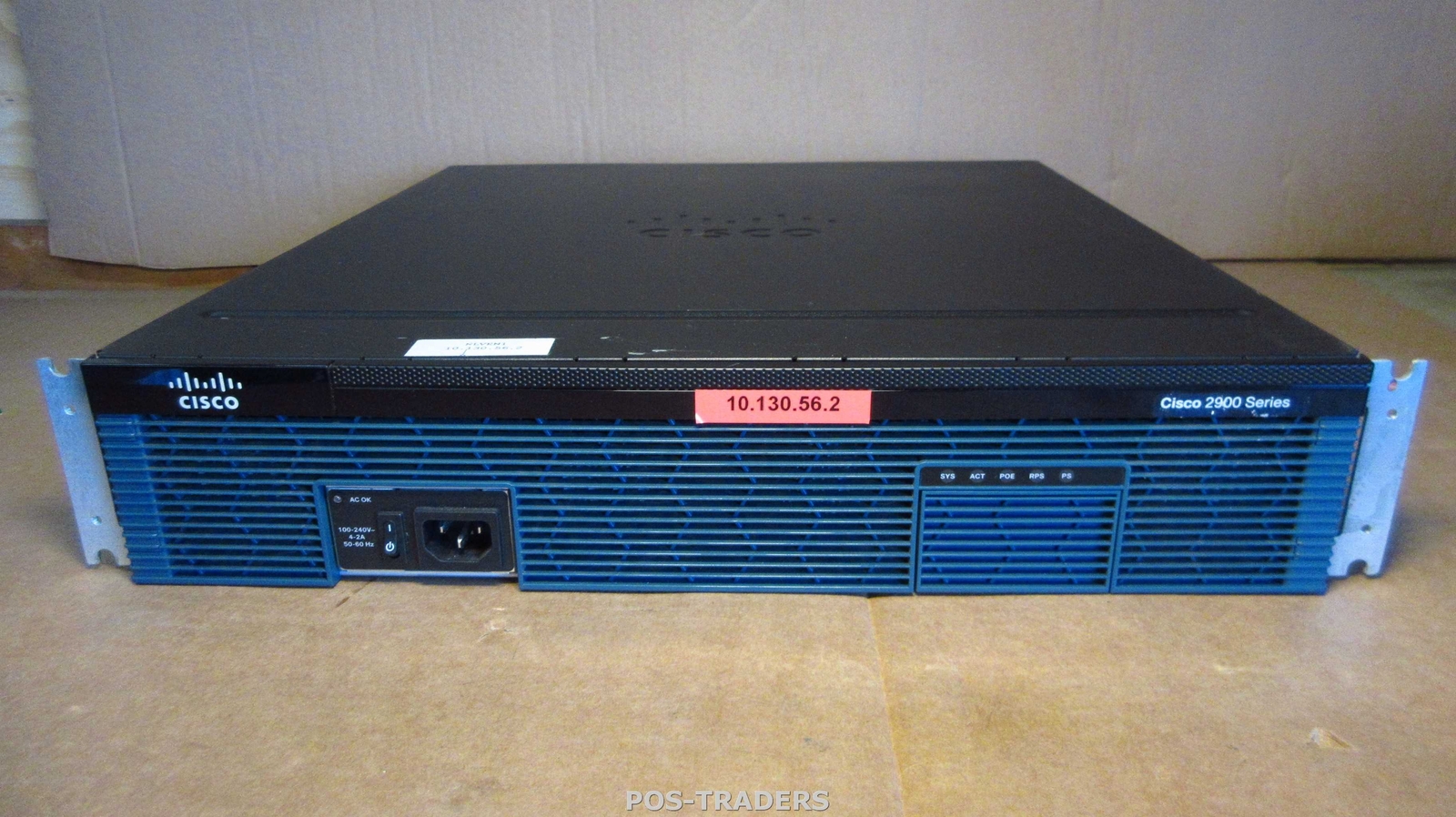 Cisco 2921 V03 Integrated Services Router 2x Gigabit 4x EHWIC Slots + RACK EARS