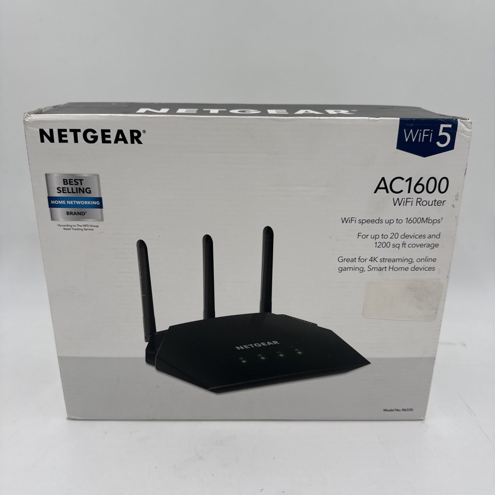  NETGEAR WiFi Router R6330 - AC1600 Dual Band, 1600 Mbps