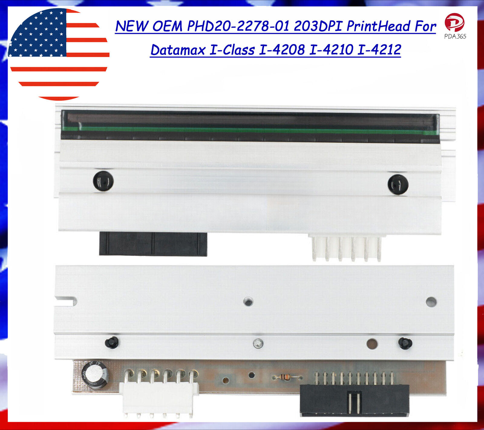 NEW PHD20-2278-01 203DPI Print Head For Datamax I-Class I-4208 I-4212E Printer
