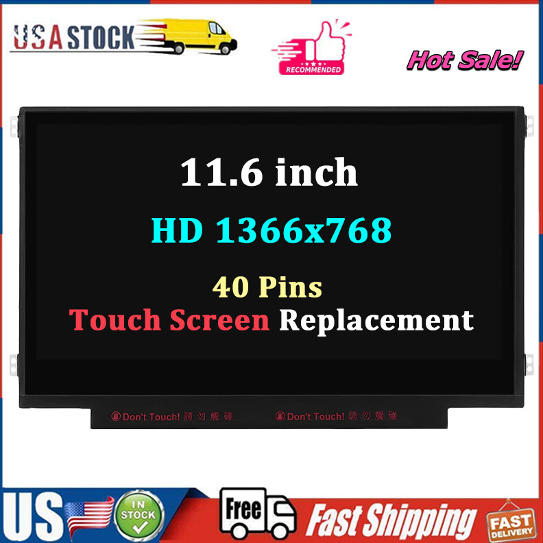 11.6" for HP Fortis 11 G9 Q chromebook HD LCD Touch Screen Replacement Display