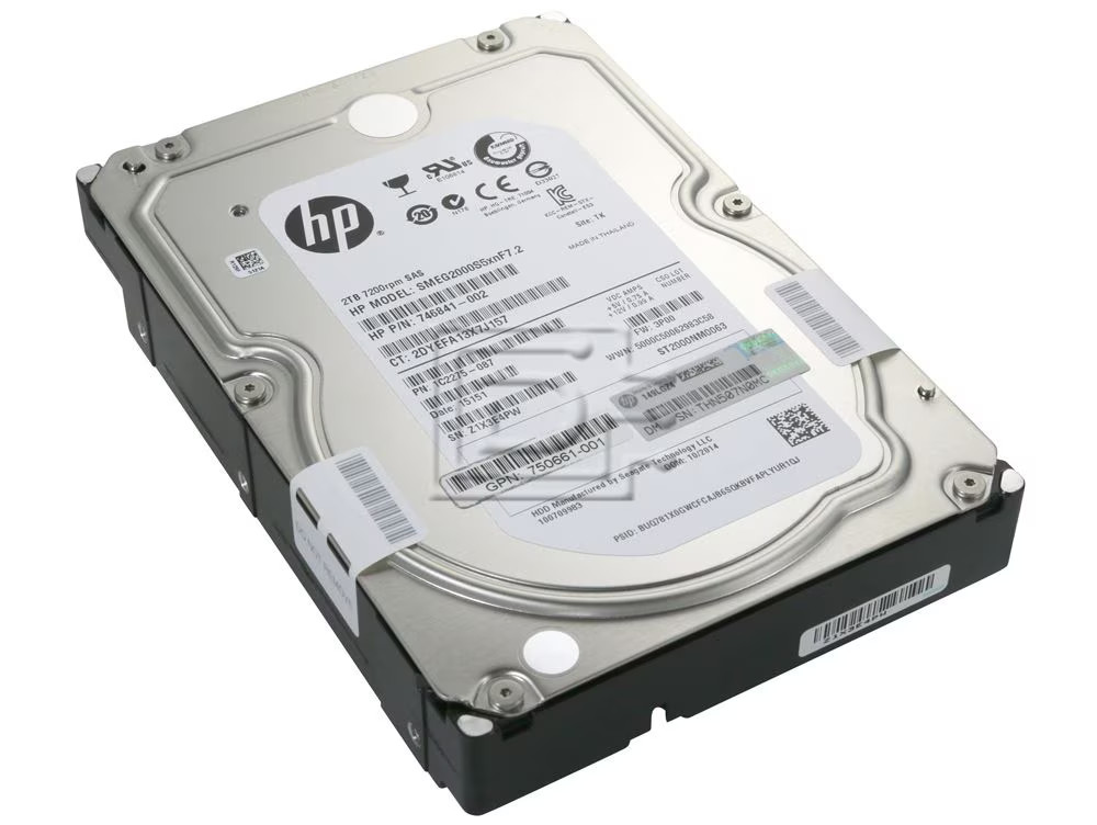 Seagate 2TB SAS Hard Drive ST2000NM0063 HDD HP 746841-002 ST2000NM0023