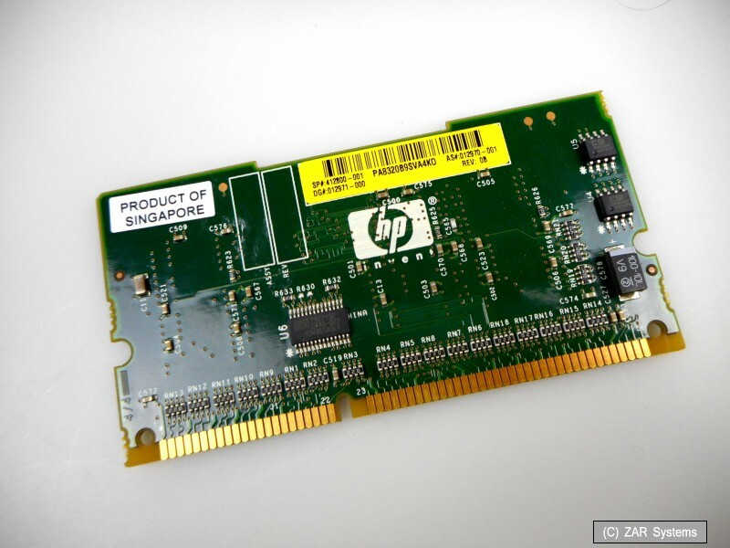 HP 412800-001, 405102-B21, 64MB cache module 40bit for Proliant Server, Like New