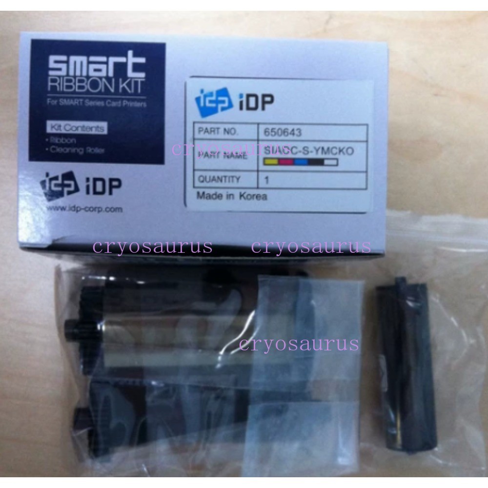 NEW IDP 650634 YMCKO Color Ribbon Kit - 250 Prints 650634/650643