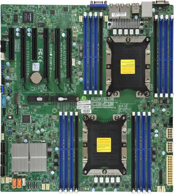 Supermicro X11DPi-NT Intel C622 E-ATX Dual LGA-3647 Motherboard System Board