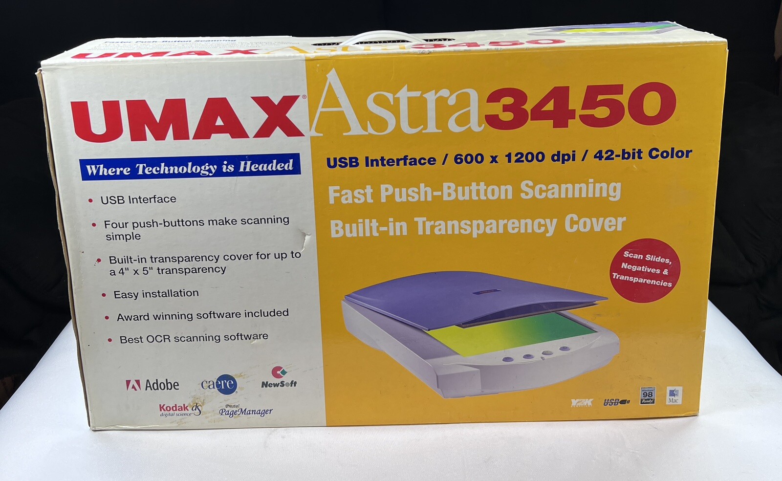 UMAX - Astra 3450 42-Bit USB Scnr 600x1200dpi - Open Box