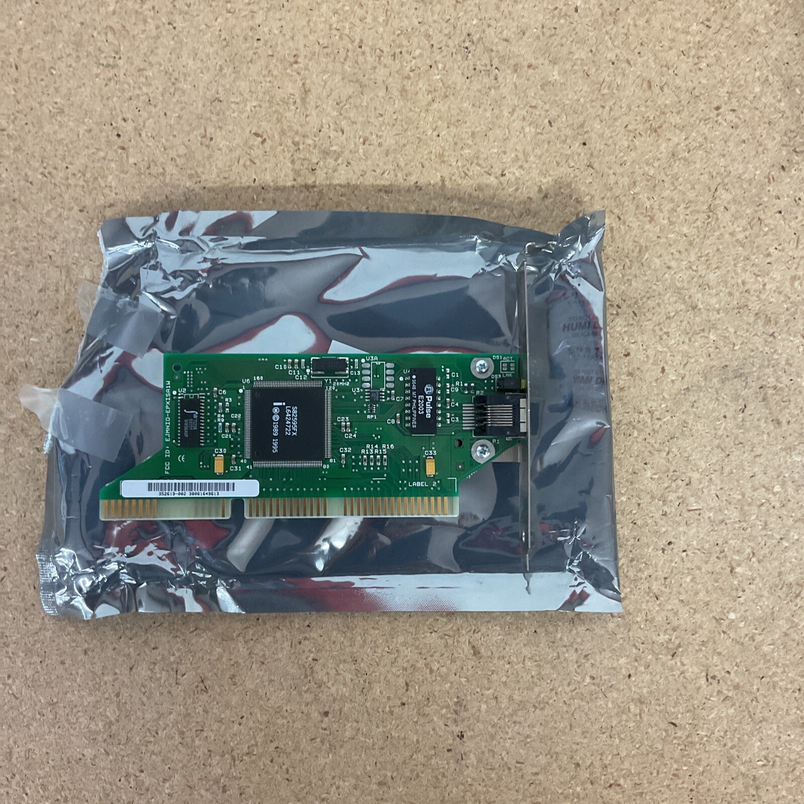 Intel ISA NIC Network Card Vintage