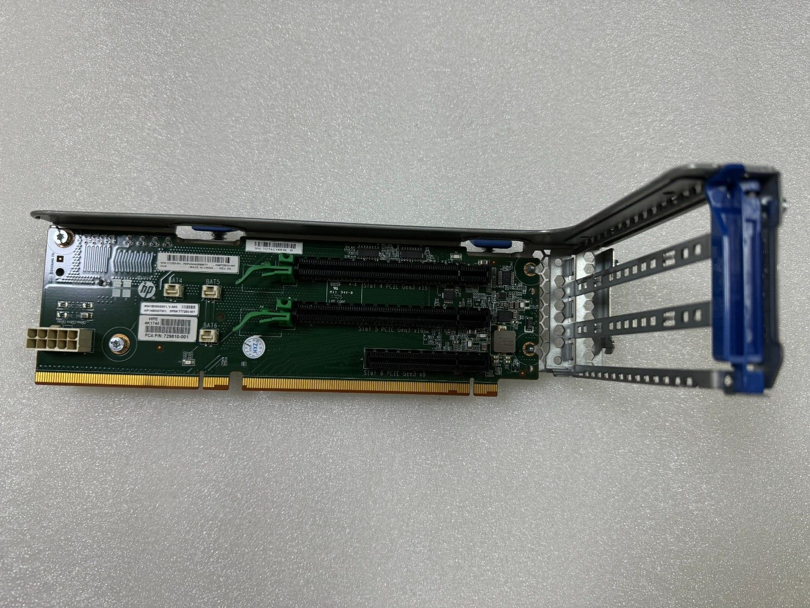 HP ProLiant DL380 Gen9 Secondary PCIe Riser Kit 768343-001 729810-001 777283-001