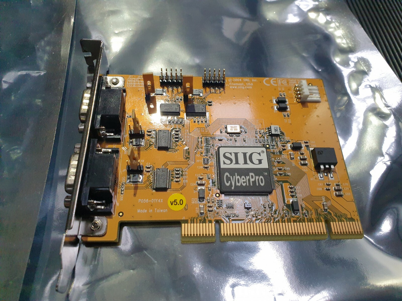 SIIG CYBERPRO JJ-P45012-S6 SERIAL I/O CARD  (R6S0.4B2)