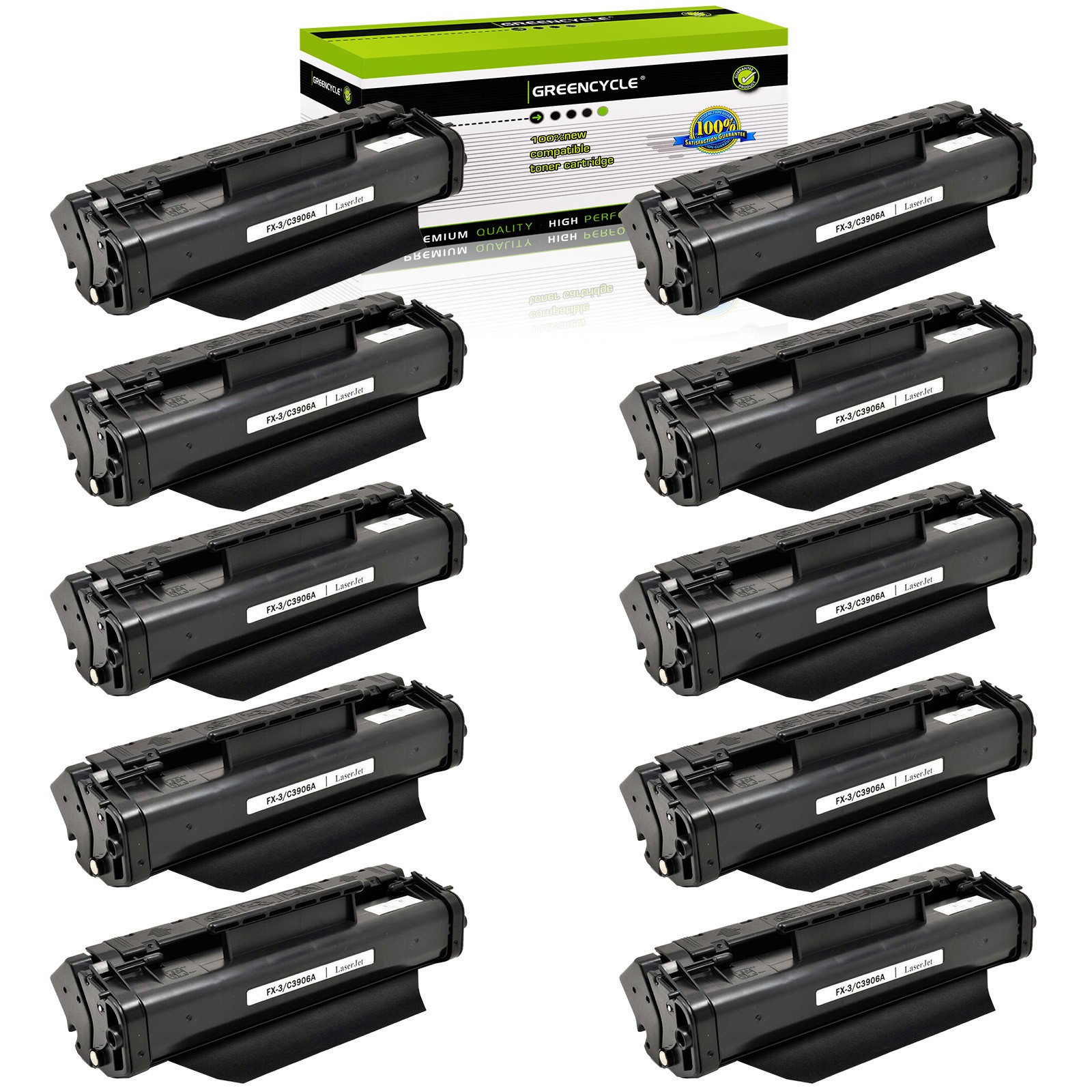 10PACK Toner Replacement Canon FX-3 LaserClass 1060 1100 2050 2060P 4000 4500