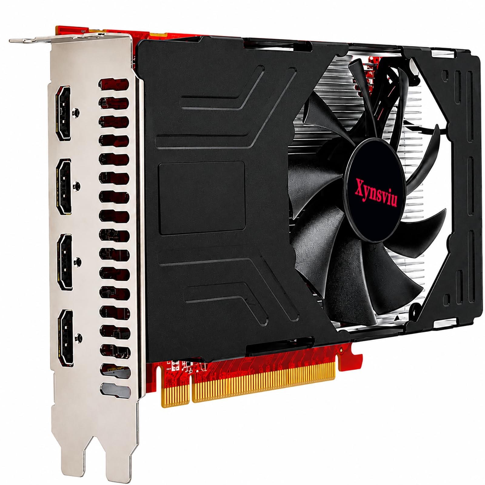 Xynsviu Radeon RX560 2G Graphics Card, with 4 HDMI Monitor AMD 4HDMI