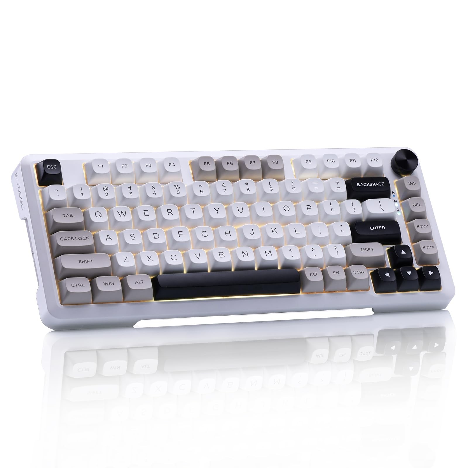 E-YOOSO Z-82 75% Tri-Mode Wireless Mech Keyboard, Hot-Swap Gasket RGB Knob | ...