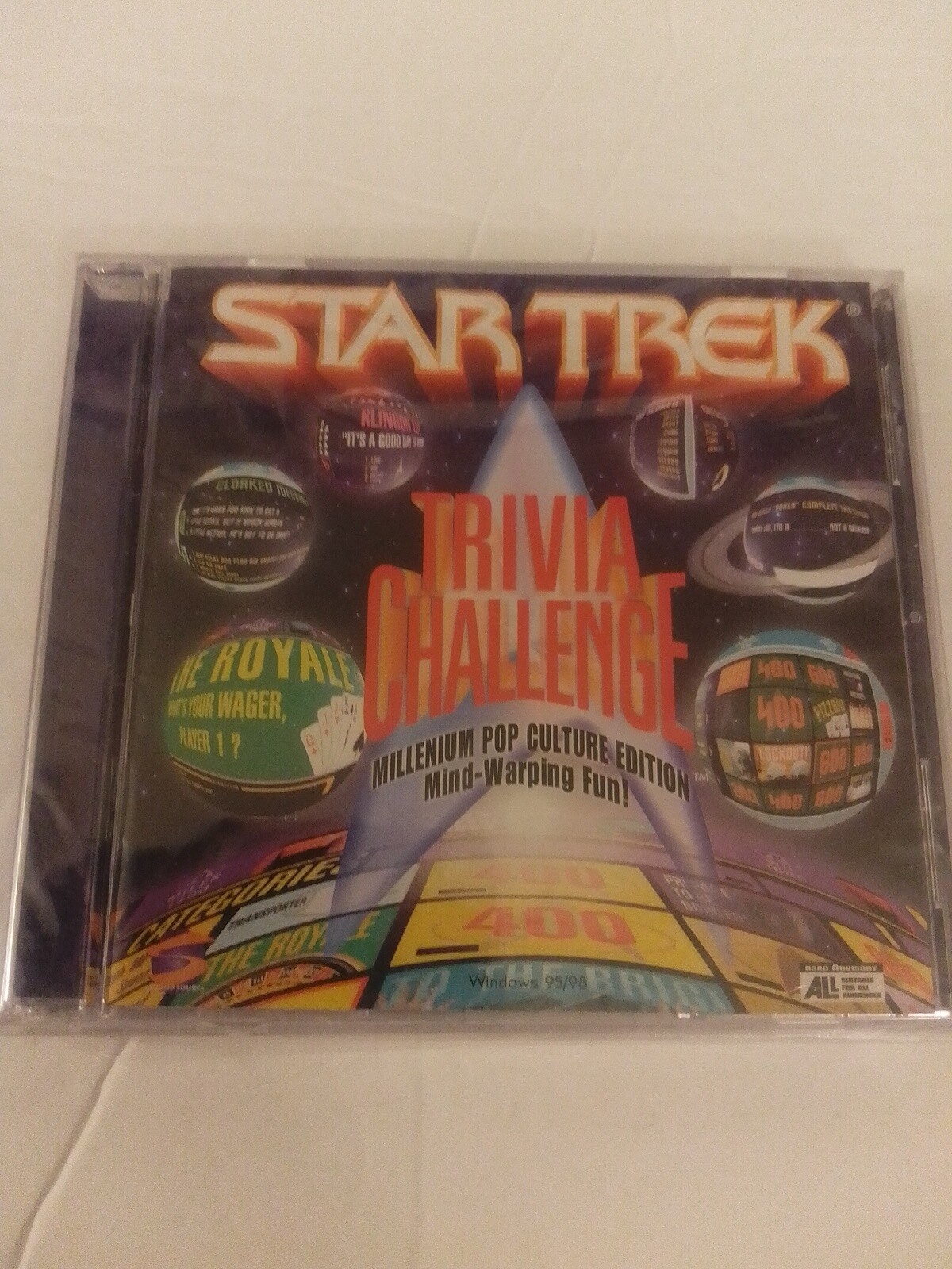 Star Trek Trivia Challenge CD-ROM 1999 Sound Source Interactive Brand New